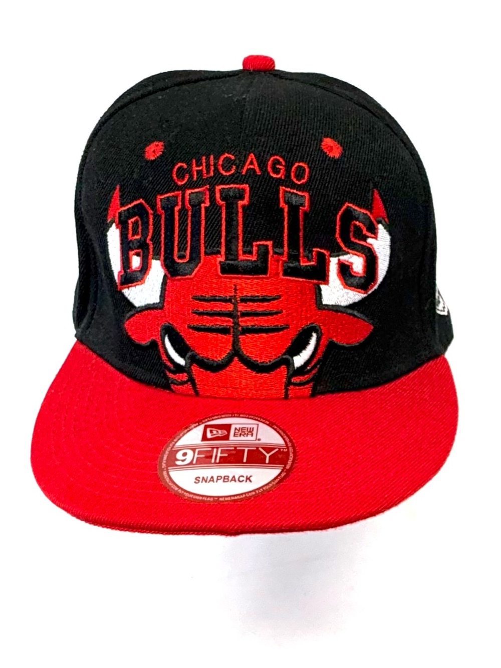New Era Black and Red Chicago Bulls 9FIFTY Snapback